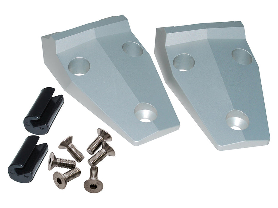 DA1152 - ALUMINIUM BONNET HINGE KIT SILVER - DEF