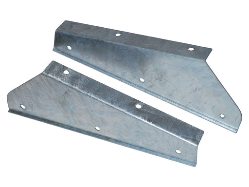 DA1188 - PAIR OF GALV FRONT MUDFLAP BRACKETS - DEF