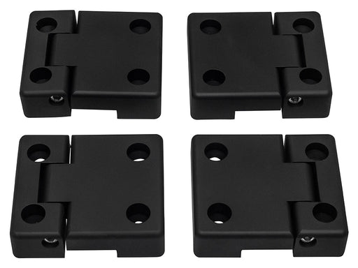 DA1306 - DEFENDER 2ND ROW DOOR HINGES ANODISED BLACK