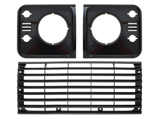 DA1357 - GRILLE & HLAMP SURROUND SET SANTORINI BLACK - DEF