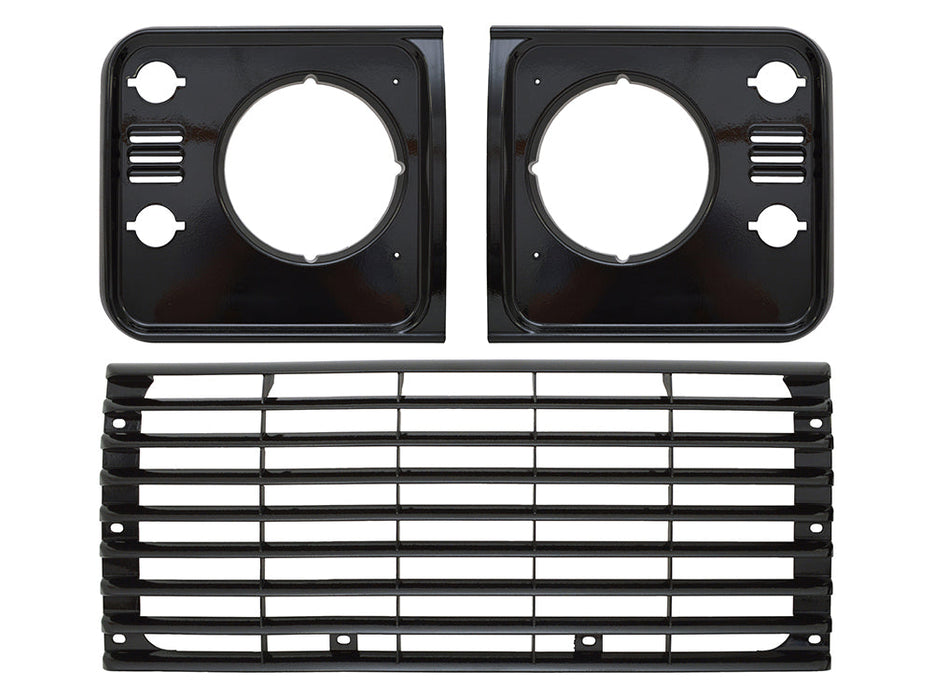 DA1357 - GRILLE & HLAMP SURROUND SET SANTORINI BLACK - DEF