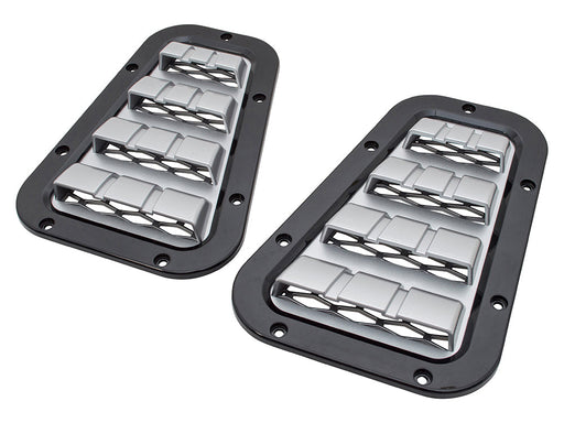 DA1974 - XS BONNET VENT SET BLACK WITH SILVER MESH - DEF