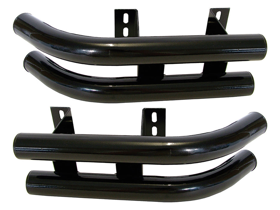 DA2071 - BUMPERETTES REAR PAIR BLACK - SERIES & DEF