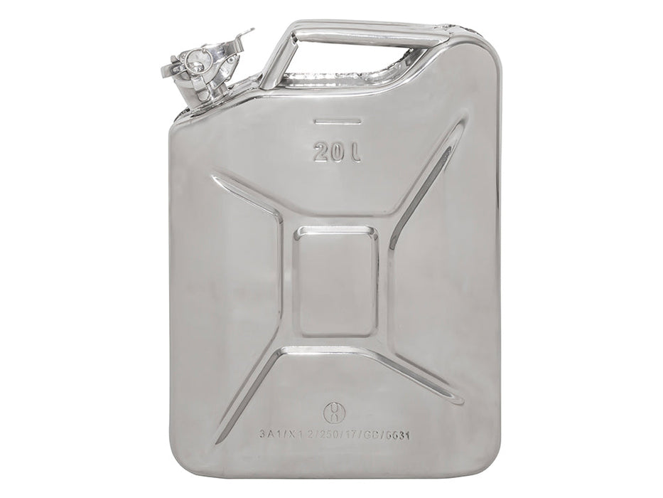 DA2170 - 20L STAINLESS STEEL JERRY CAN