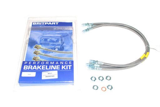 DA2402150S - STAINLESS BRAKE HOSE KIT +150 - DEF 110 TO WA159806