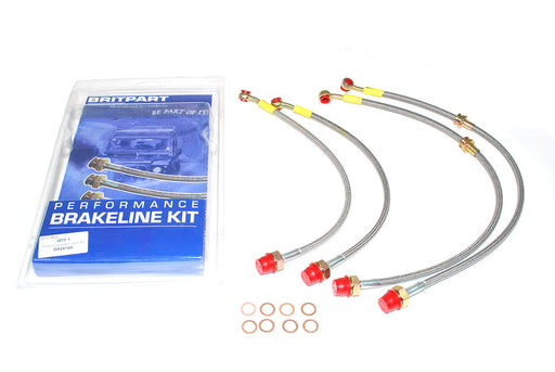 DA2414S - STAINLESS BRAKE HOSE KIT - D2 ABS
