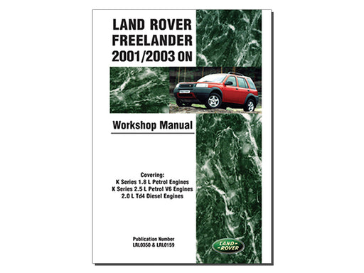 DA3147 - LAND ROVER FREELANDER WORK SHOP MANUAL 2001-2003 ON