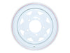 DA3187 - WHITE 8 SPOKE STEEL WHEEL 7X16 - DEF - D1 - RRC