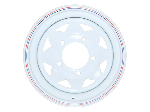 DA3187 - WHITE 8 SPOKE STEEL WHEEL 7X16 - DEF - D1 - RRC