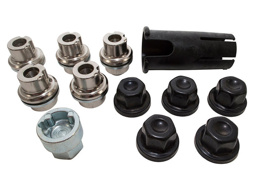 DA3548 - LOCKING WHEEL NUT KIT (BLACK CAP) - DEF07 - D1 - RRC