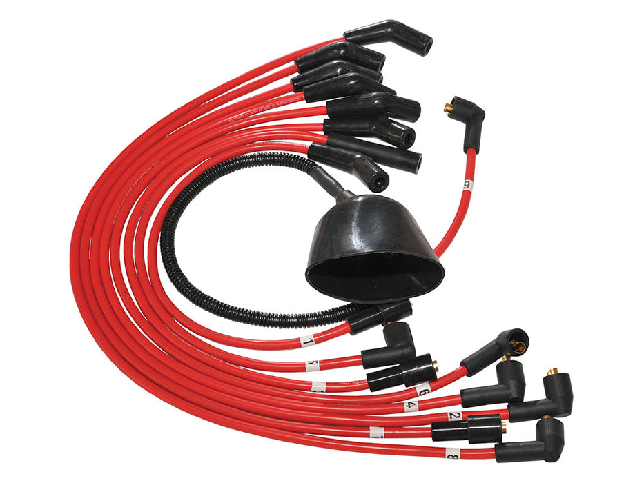 DA4104RED - V8 IGNITION LEAD SET RED - D1 - RRC