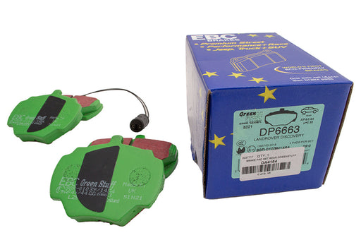 DA4154 - BRAKE PAD REAR GREENSTUFF