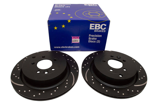 DA4188 - BRAKE DISC REAR VENTED (PAIR)