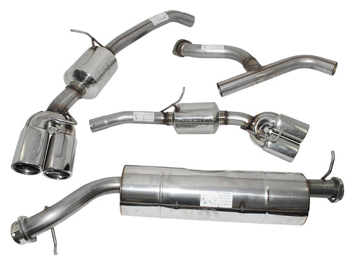 DA4245 - S/S SPORTS EXHAUST R/R 4.0/4.6 97-02 CAT BACK SPORTS TWIN