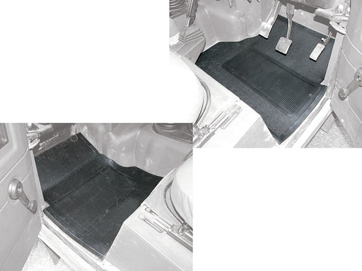 DA4501 - FRONT RUBBER MATS PAIR - DEF LT77 GEARBOX
