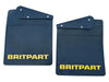 DA4532 - PAIR OF BRITPART MUDFLAPS (YELLOW LOGO) - DEF 90 LESS CUT OUT