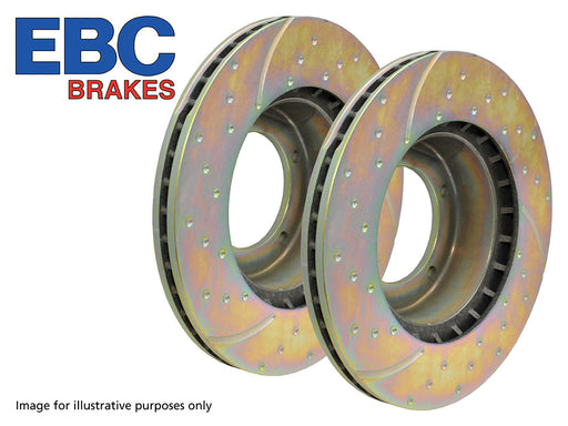 DA4549 - BRAKE DISC REAR VENTED (PAIR)