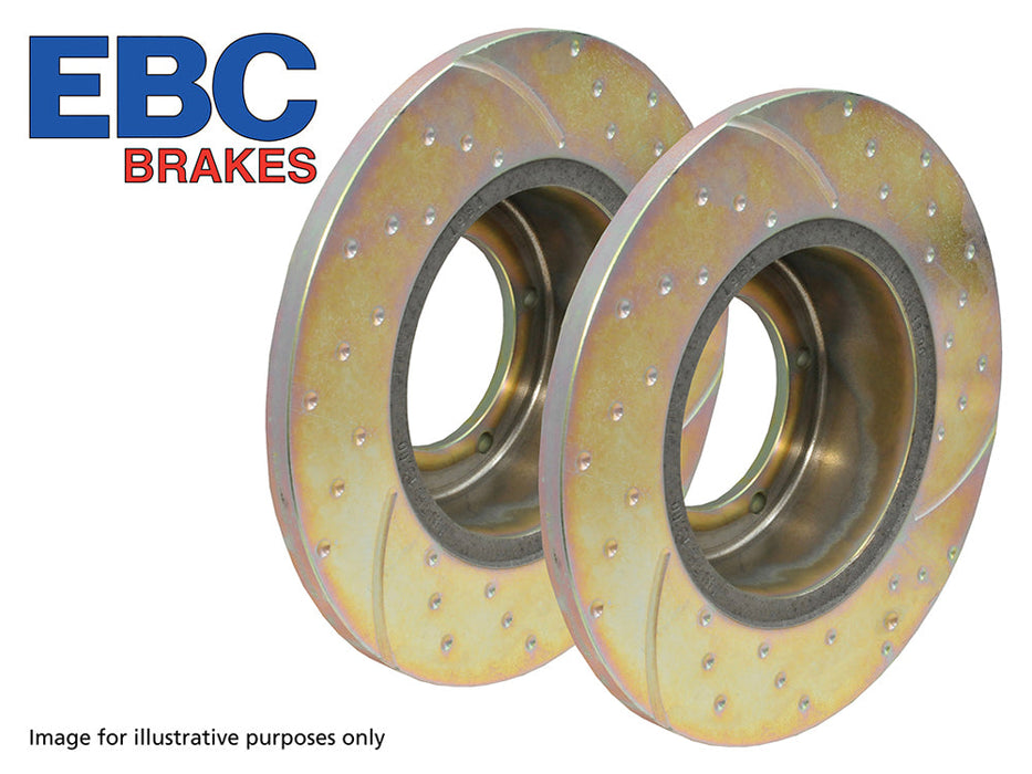 DA4550 - BRAKE DISC REAR (PAIR)