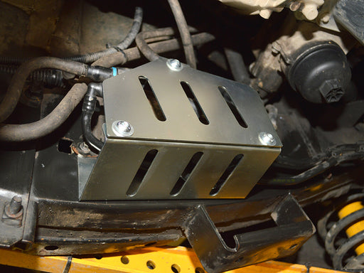 DA6540 - DEFENDER TDCI FUEL COOLER GUARD ELECTRO PLATED