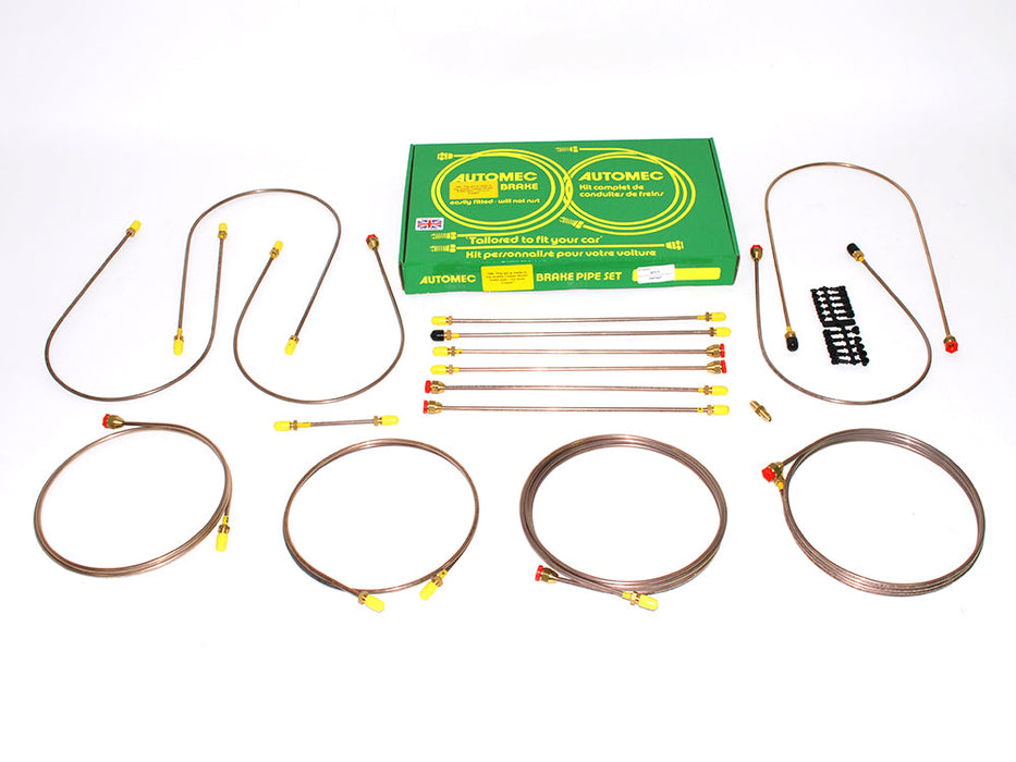 DA7421 - BRAKE PIPES R.ROVER w/RR VALVE (REAR) FROM 1979