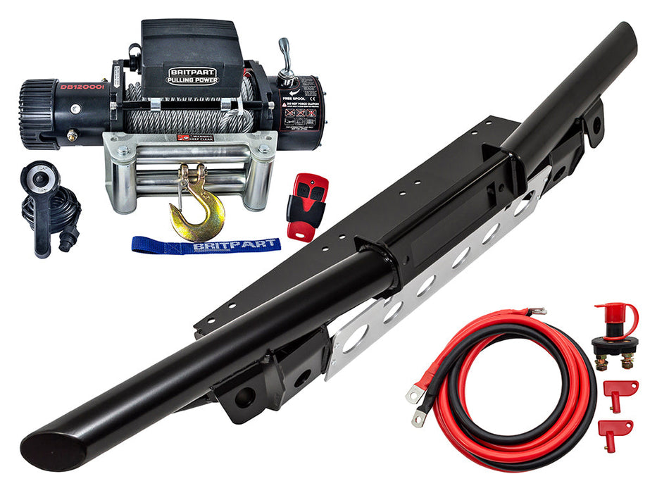 DB1319 - WINCH AND TUBULAR BUMPER - DEF - NON AIRCON