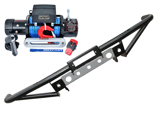 DB1350R - WINCH AND TUBULAR BUMPER - DYNEEMA ROPE - D1