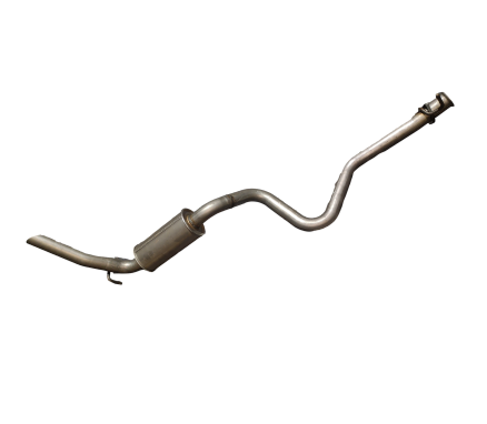 long silver exhaust