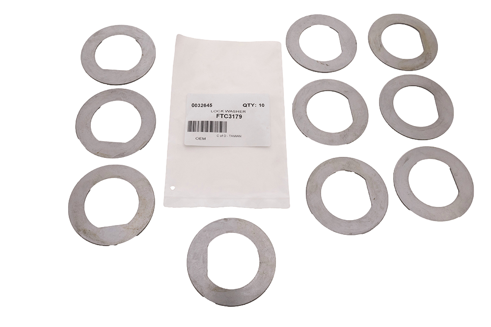 Silver metal washers 