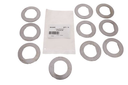 Silver metal washers 