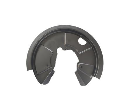 BLACK BRAKE DISC WITH 4 HOLES IN