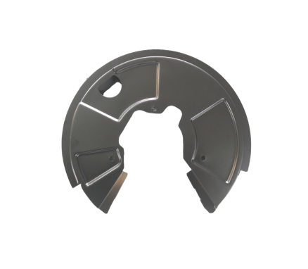 BLACK BRAKE DISC WITH 4 HOLES IN