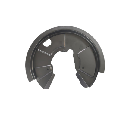 BLACK METAL BRAKE DISC WITH 4 HOLES