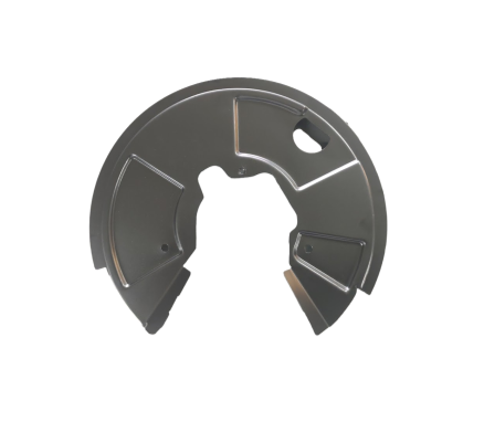 BLACK METAL BRAKE DISC WITH 4 HOLES