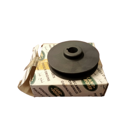 black pulley with land rover box