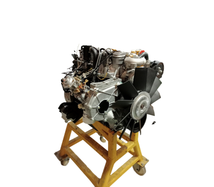 full engine on build stand 