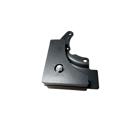 Black powdercoated bracket 