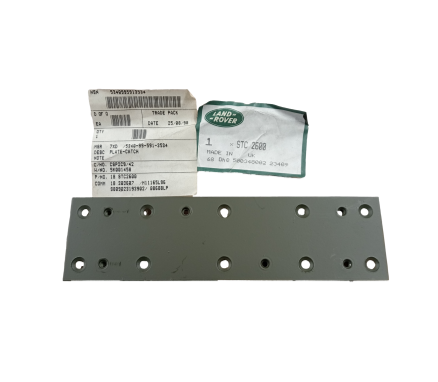 Green metal nut plate 
