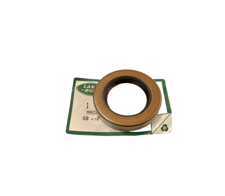 metal and rubber oil seal with land rover bag