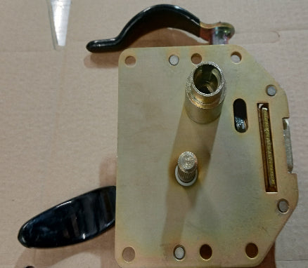 Metal door lock with handles 