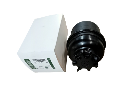 black plastic pot with land rover box