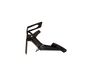 Black metal pedal assembly with spring and stopper 