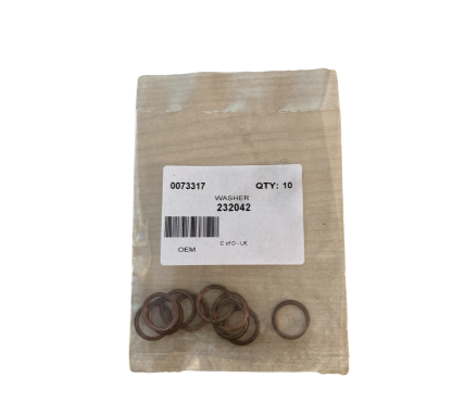 232042 - COPPER WASHER OEM X10 — Hobson Industries Ltd