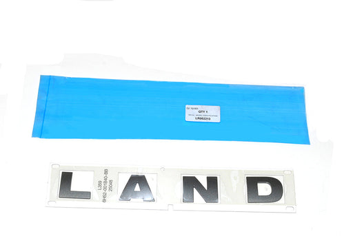 LR002213 - DECAL - MODEL IDENTIFICATION