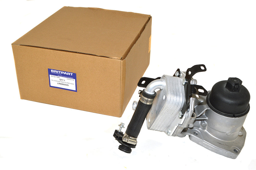 LR006653G - OIL COOLER AND FILTER ASSY