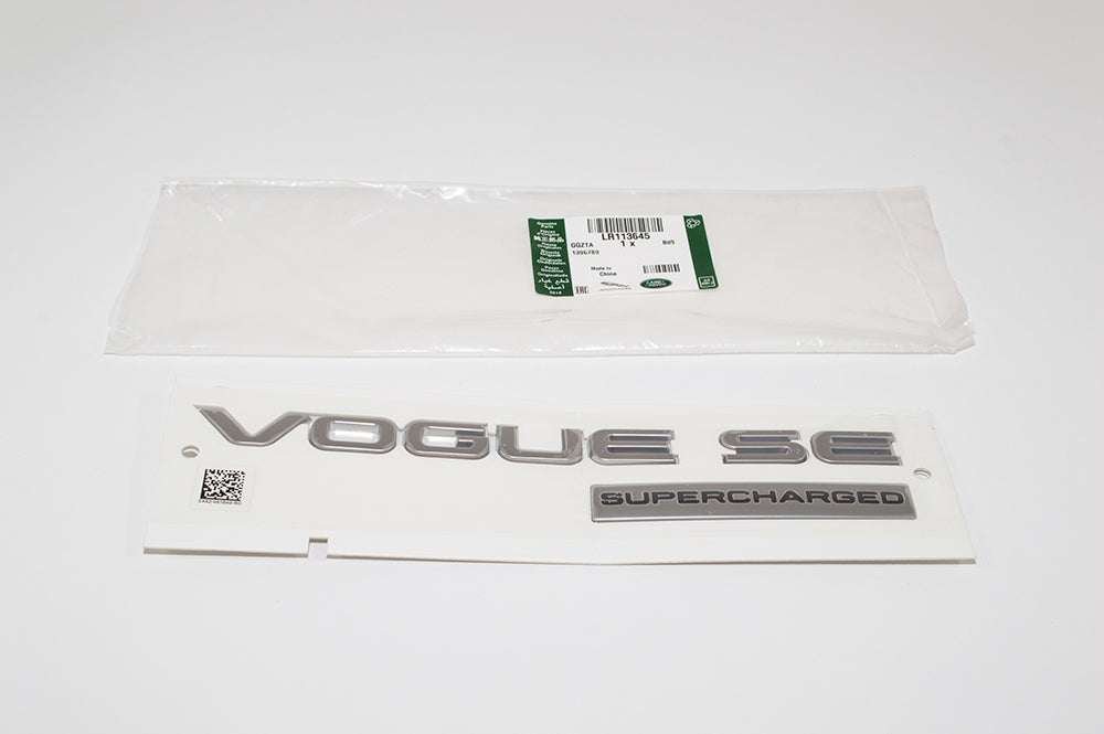 LR113645LR - NAME PLATE - PLASTIC