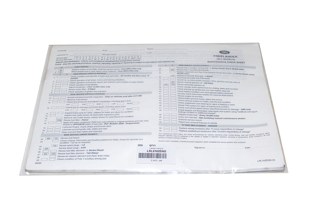 LRL0162ENG - L-MAINT CHECK S