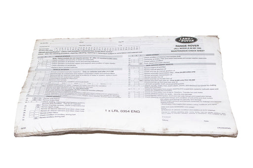 LRL0354ENG - L-MAINT CHECK S