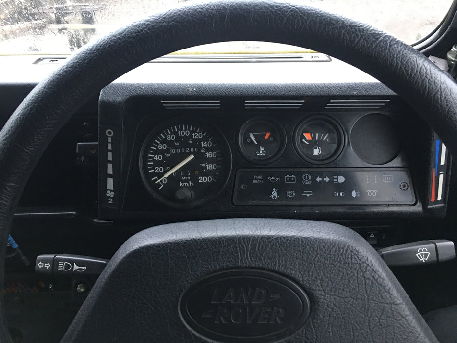 BLANKING PLUG PUSHED INTO THE DASH