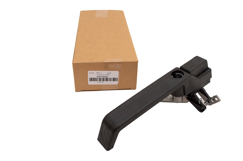 Black plastic handle with box 