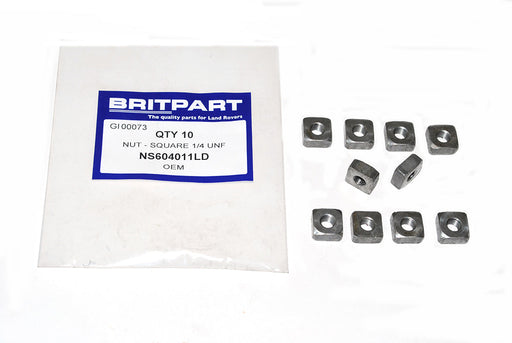NS604011LD - NUT - SQUARE 1/4 UNF